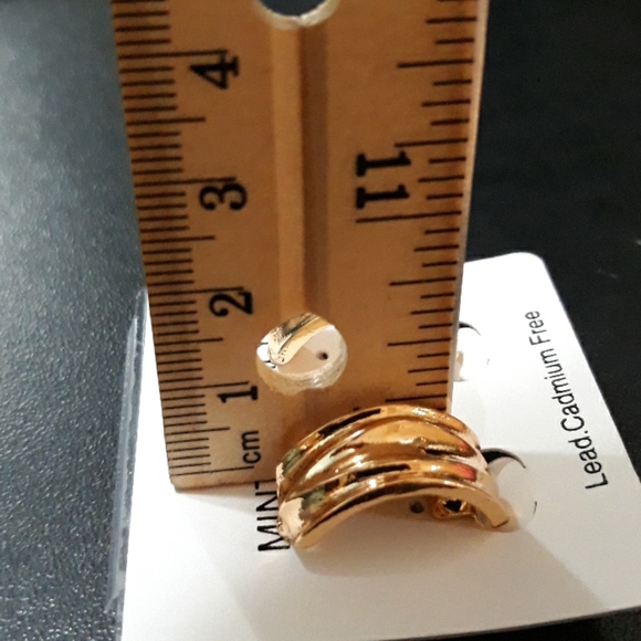 Free Clip On Gold Earrings - Picture 6 of 6